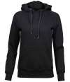 T5431 5431 Tee Jays Ladies Raglan Hooded Sweatshirt Black colour image